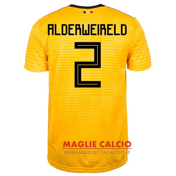 nuova maglietta belgio 2018 alderweireld 2 seconda