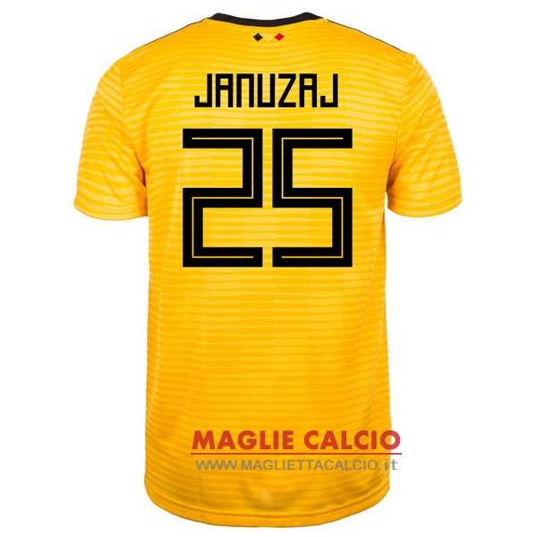 nuova maglietta belgio 2018 januzaj 25 seconda