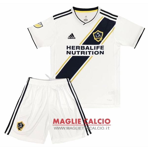 nuova prima set completo magliette los angeles galaxy bambino 2017-2018