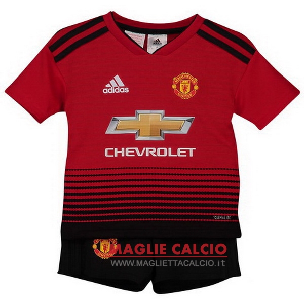 nuova prima maglietta manchester united bambino 2018-2019