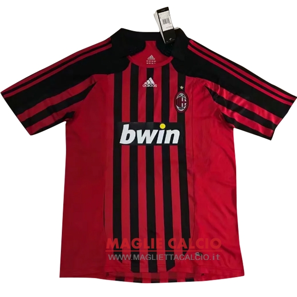 prima magliette nuova ac milan retro 2007-2008