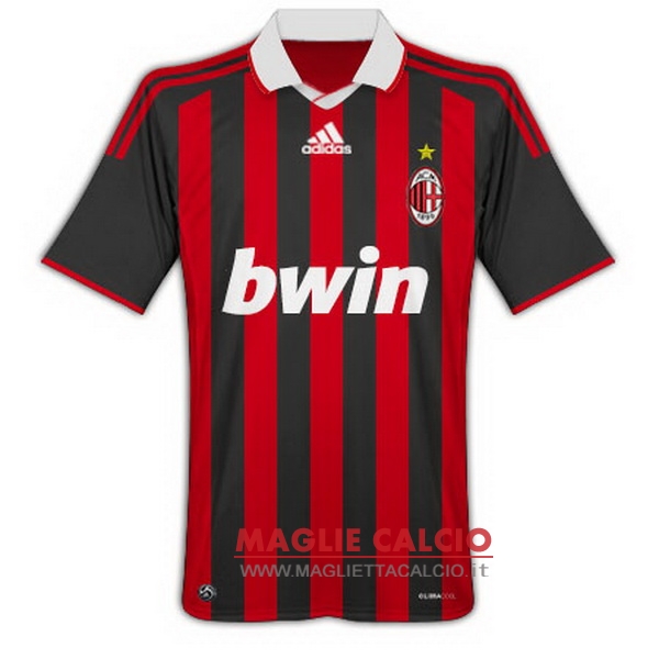 prima magliette nuova ac milan retro 2009-2010