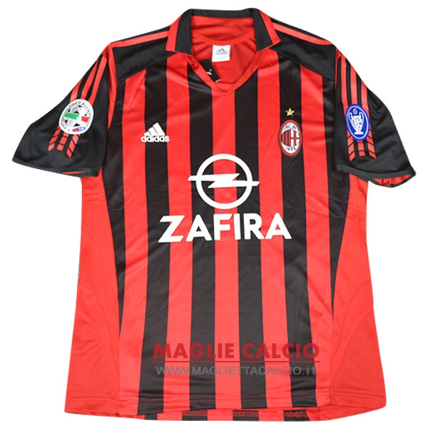 nuova prima magliette ac milan retro 2005-2006