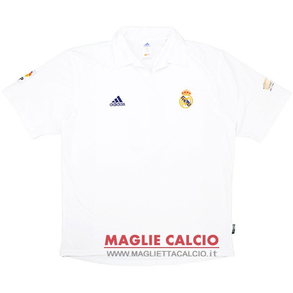 nuova prima magliette real madrid retro 2001-2002