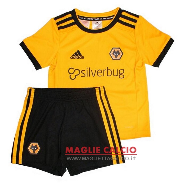 nuova prima maglietta set completo wolves bambino 2018-2019