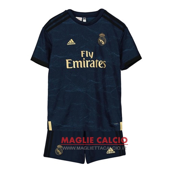 nuova seconda maglietta real madrid set completo bambino 2019-2020