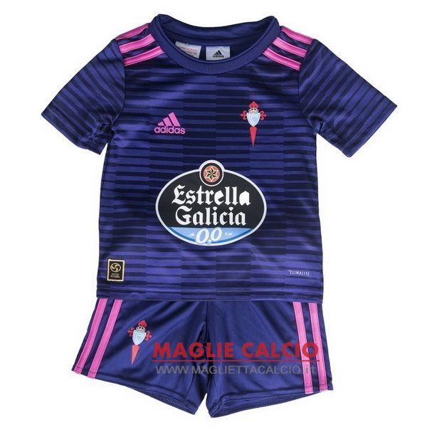 nuova seconda maglietta set completo celta de vigo bambino 2018-2019