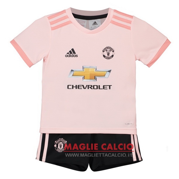 nuova seconda maglietta manchester united bambino 2018-2019
