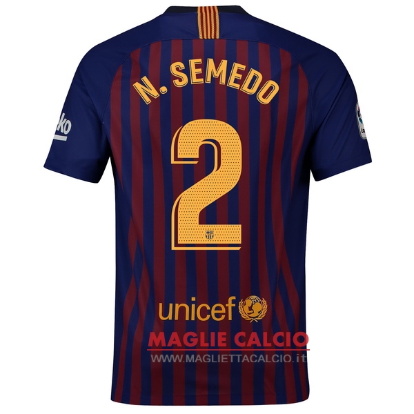 nuova maglietta barcellona 2018-2019 n.semedo 2 prima