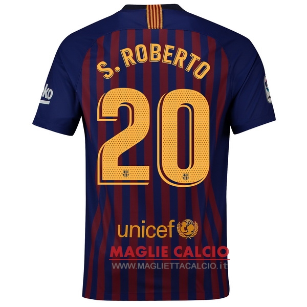 nuova maglietta barcellona 2018-2019 s.roberto 20 prima