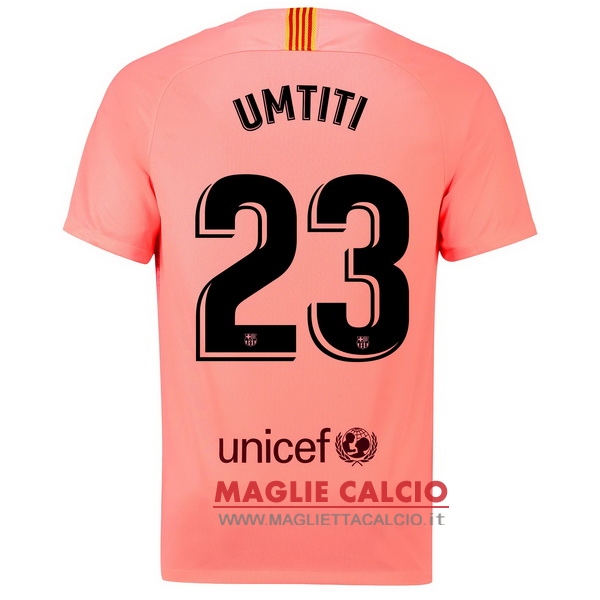 nuova maglietta barcellona 2018-2019 umtiti 23 terza