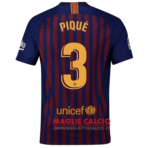 nuova maglietta barcellona 2018-2019 pique 3 prima