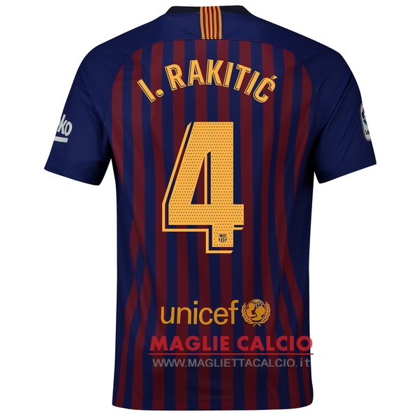 nuova maglietta barcellona 2018-2019 i.rakitic 4 prima