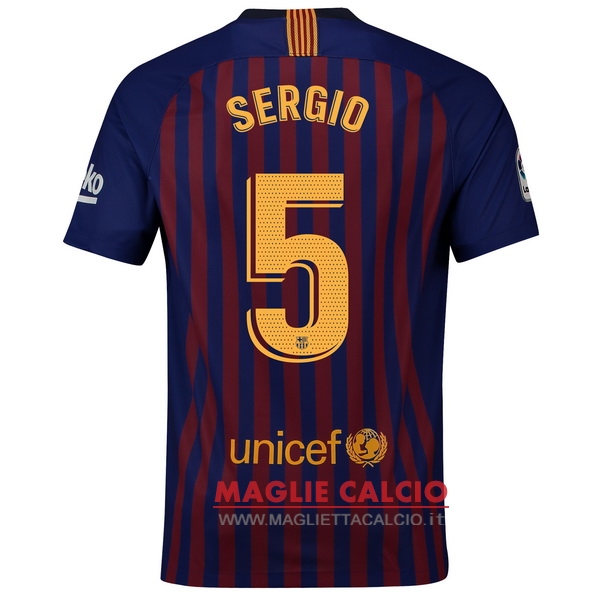 nuova maglietta barcellona 2018-2019 sergio 5 prima