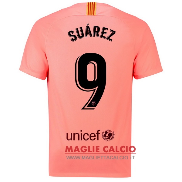 nuova maglietta barcellona 2018-2019 suarez 9 terza