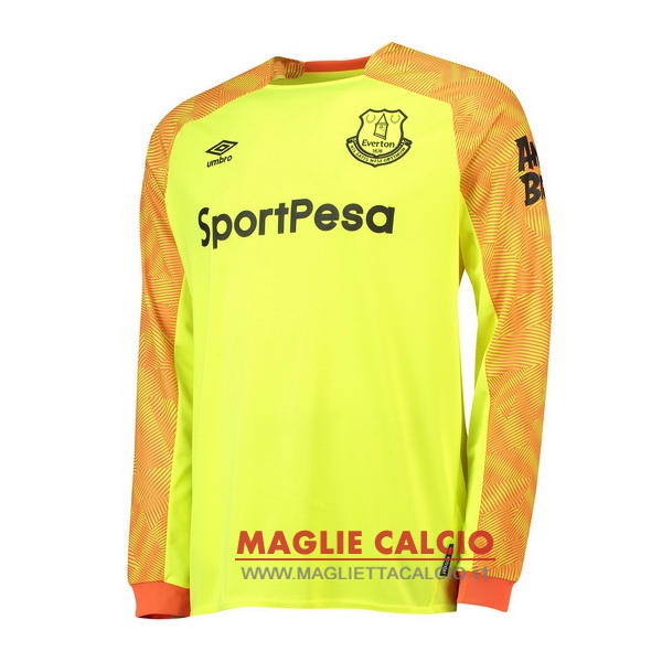 nuova seconda manica lunga portiere everton 2018-2019