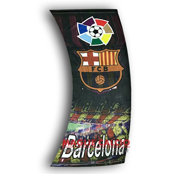 calcio bandiera barcellona nero