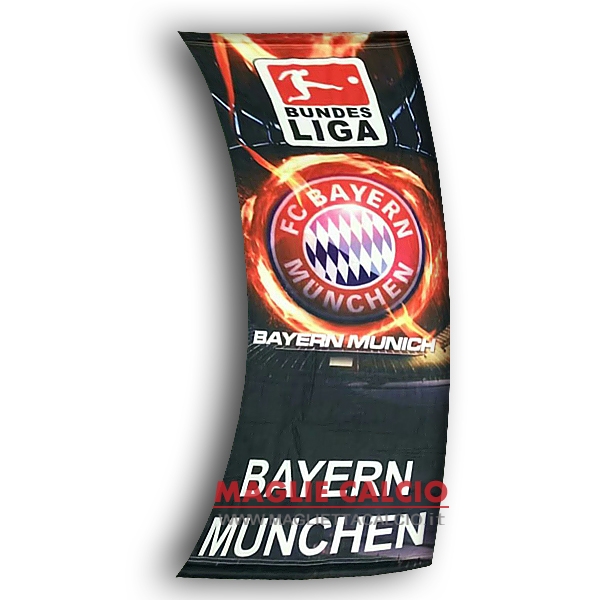 calcio bandiera bayern munich nero
