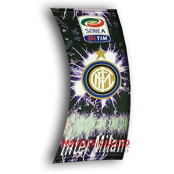 calcio bandiera inter milan nero