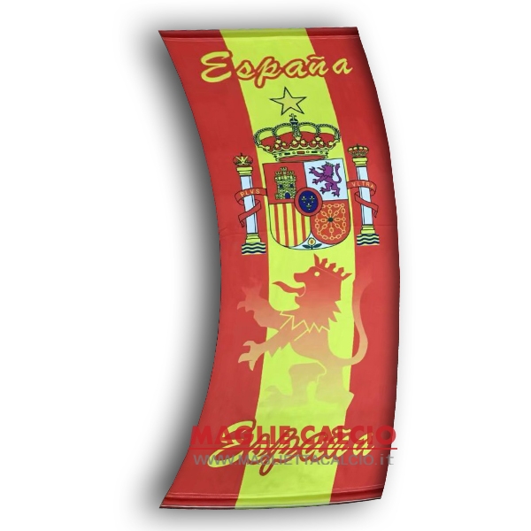 calcio bandiera spagna rosso