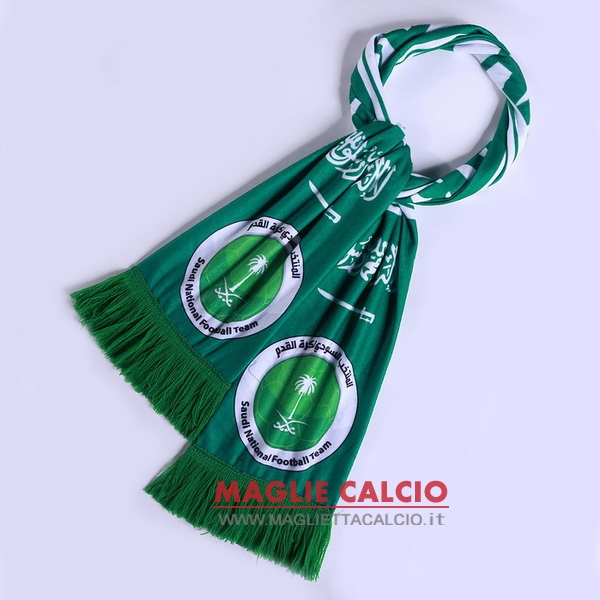 sciarpa calcio arabia saudita knit verde