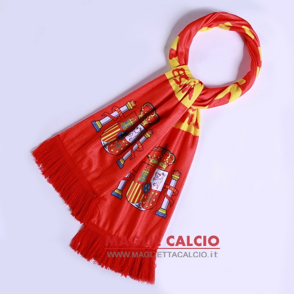 sciarpa calcio espana knit rosso