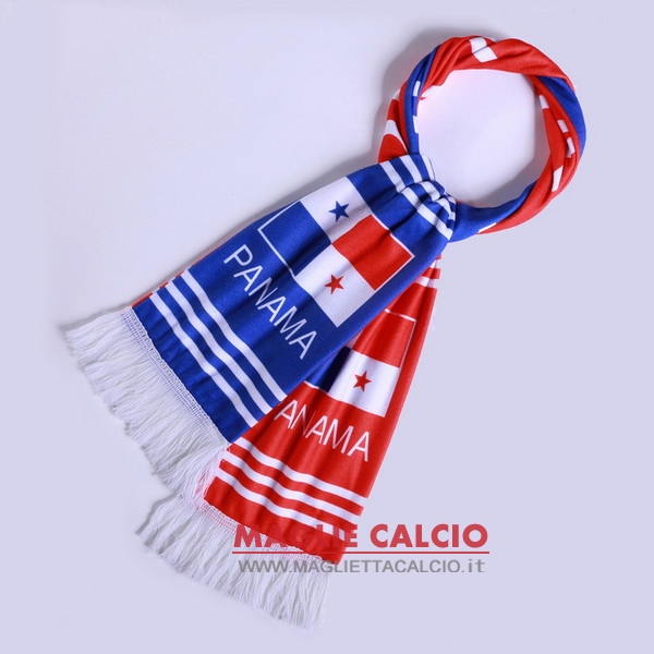sciarpa calcio panama knit blu rosso