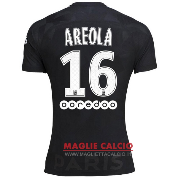 nuova maglietta paris saint germain 2017-2018 areola 16 terza