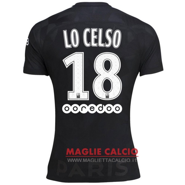 nuova maglietta paris saint germain 2017-2018 lo celso 18 terza