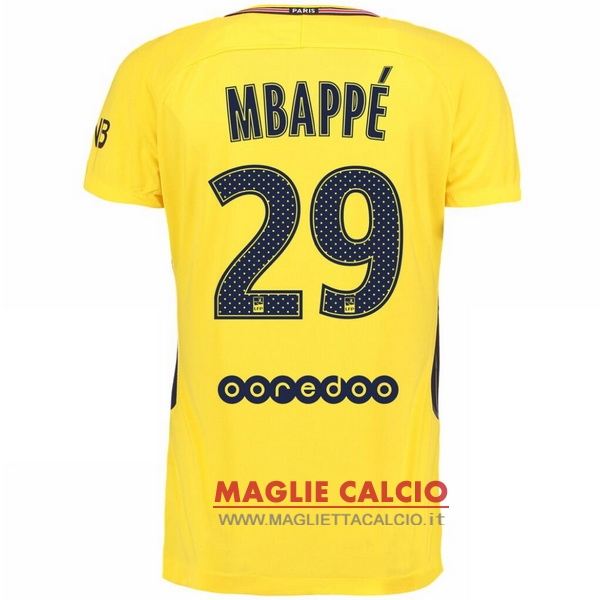 nuova maglietta paris saint germain 2017-2018 Mbappe 29 seconda