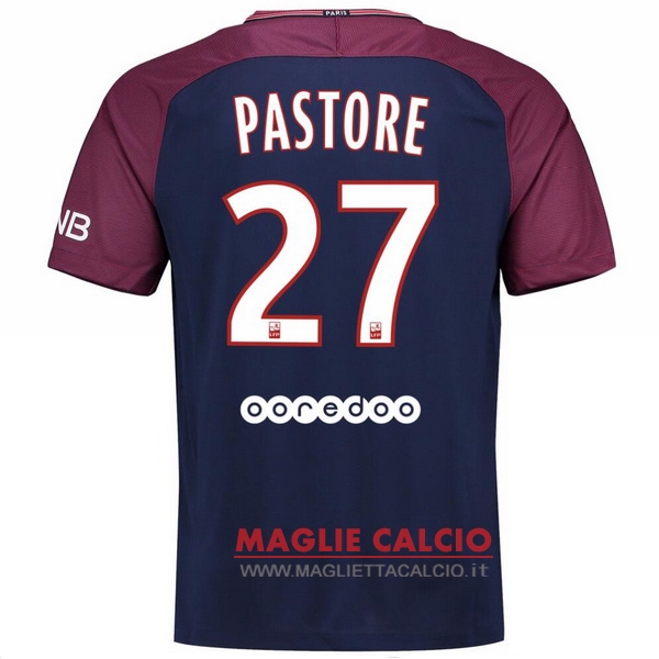 nuova maglietta paris saint germain 2017-2018 Pastore 27 prima