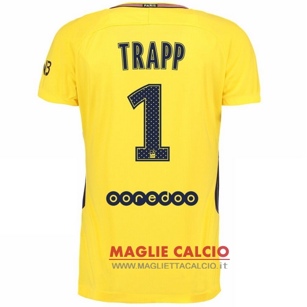 nuova maglietta paris saint germain 2017-2018 trapp 1 seconda
