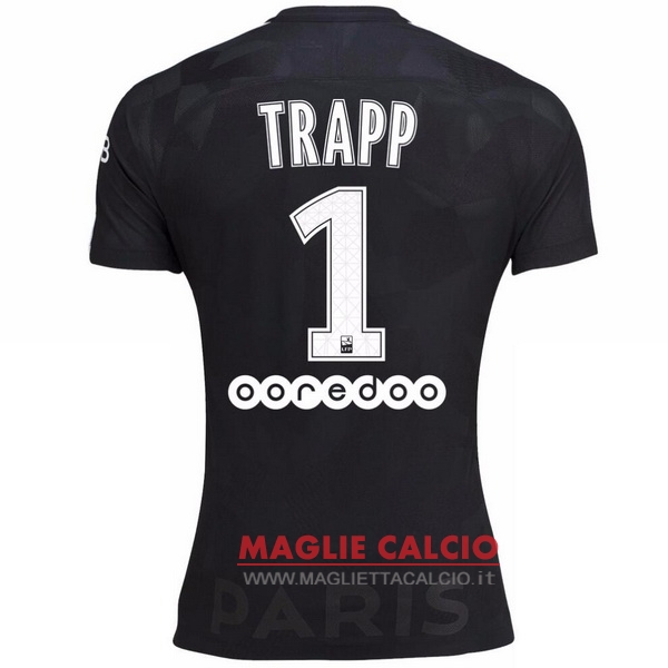 nuova maglietta paris saint germain 2017-2018 trapp 1 terza