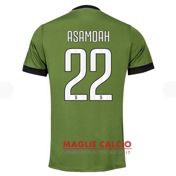 nuova maglietta juventus 2017-2018 asamoah 22 terza