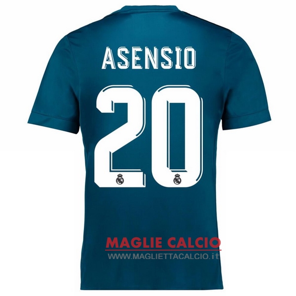 maglietta real madrid 2017-2018 asensio 20 terza