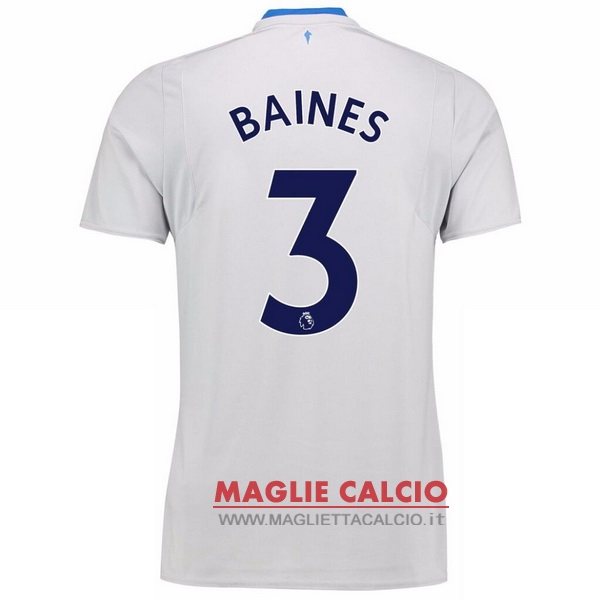 nuova maglietta everton 2017-2018 baines 3 seconda