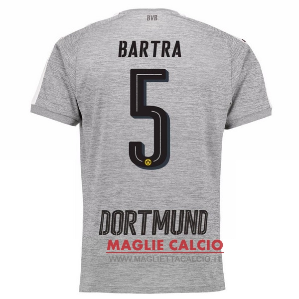 maglietta borussia dortmund 2017-2018 bartra 5 terza