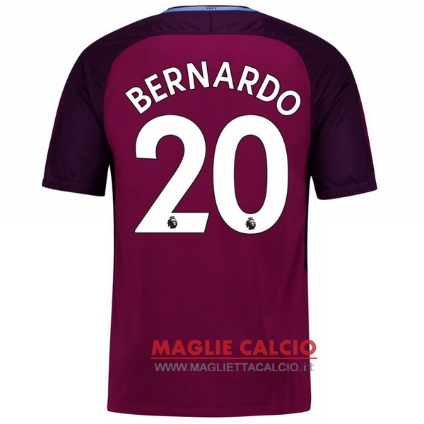 maglietta manchester city 2017-2018 bernardo 20 seconda