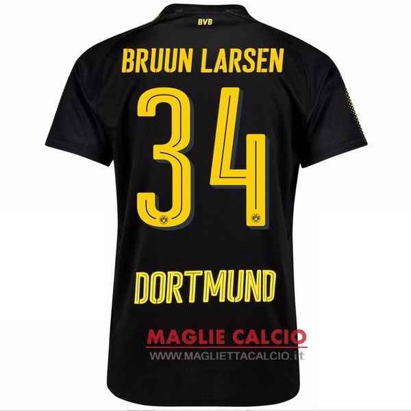 maglietta borussia dortmund 2017-2018 bruun larsen 34 seconda