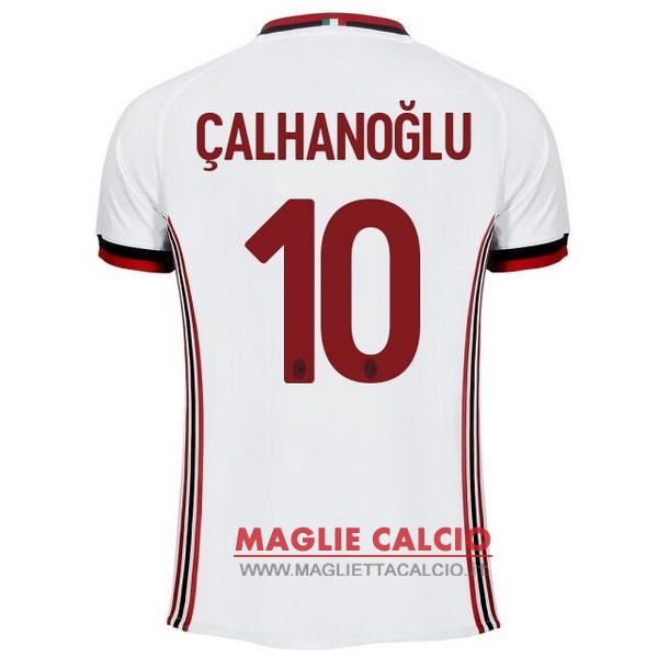 nuova maglietta ac milan 2017-2018 calhanoglu 10 seconda