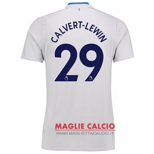 nuova maglietta everton 2017-2018 calvert lewin 29 seconda