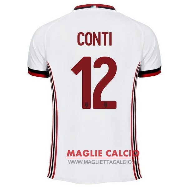 nuova maglietta ac milan 2017-2018 conti 12 seconda