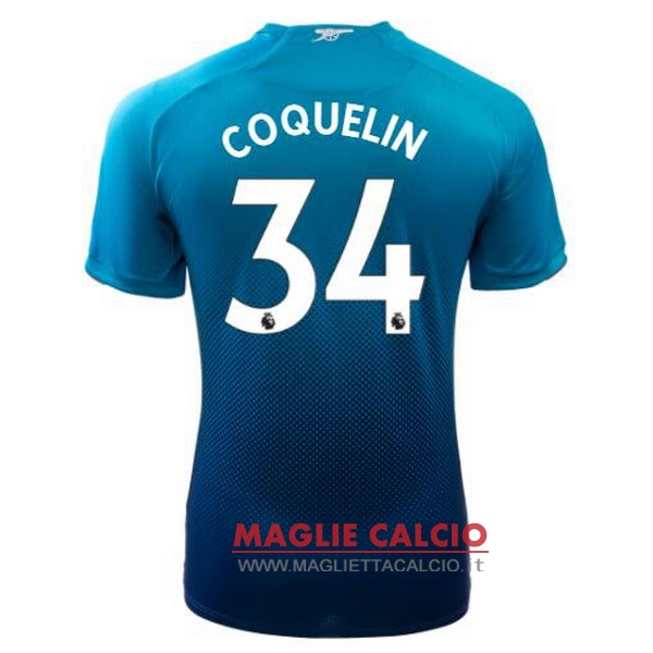 nuova maglietta arsenal 2017-2018 coquelin 34 seconda