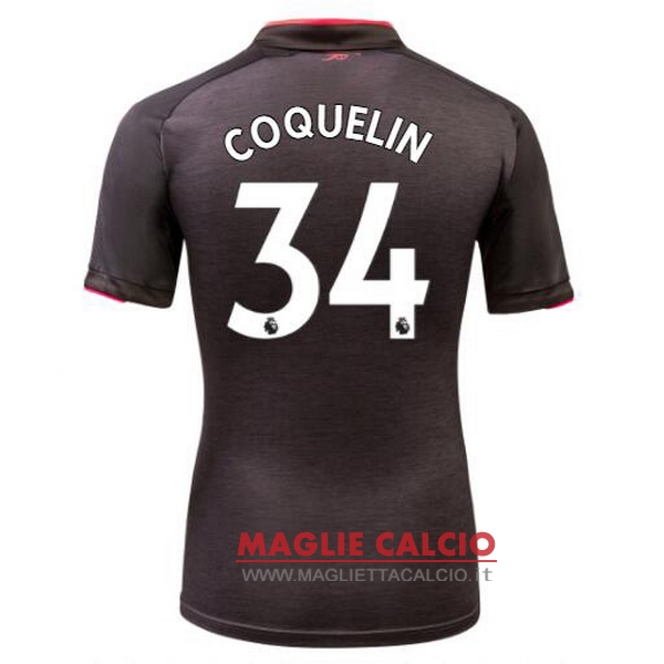 nuova maglietta arsenal 2017-2018 coquelin 34 terza