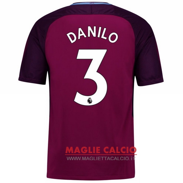 maglietta manchester city 2017-2018 danilo 3 seconda