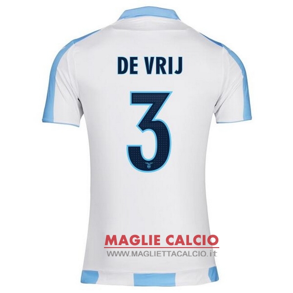 nuova maglietta lazio 2017-2018 de vrij 3 seconda