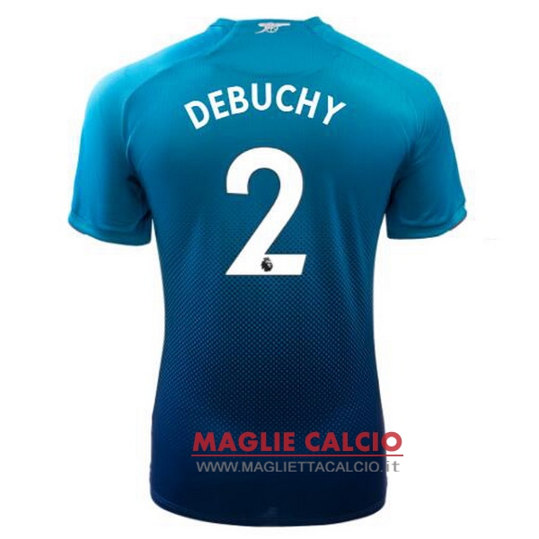 nuova maglietta arsenal 2017-2018 debuchy 2 seconda