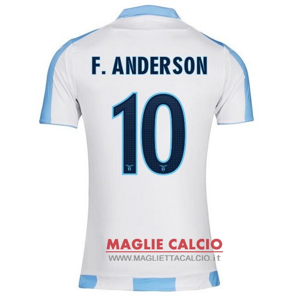 nuova maglietta lazio 2017-2018 f.anderson 10 seconda