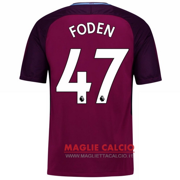 maglietta manchester city 2017-2018 foden 47 seconda