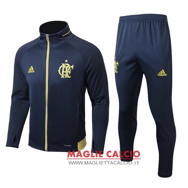 nuova flamengo insieme completo blu navy giacca 2017-2018